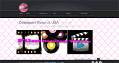 Desktop Screenshot of delinquentrecordsusa.com